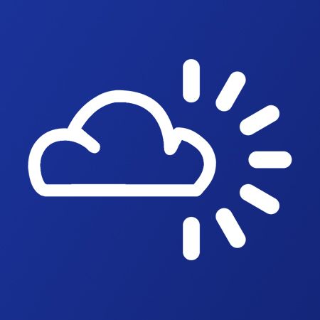 Sun and Clouds Weather Iron on Decal
